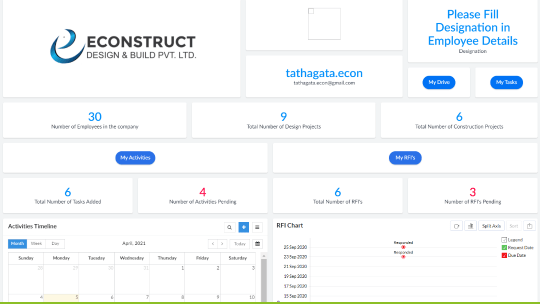CONSTRUCTION ADMIN DASHBOARD